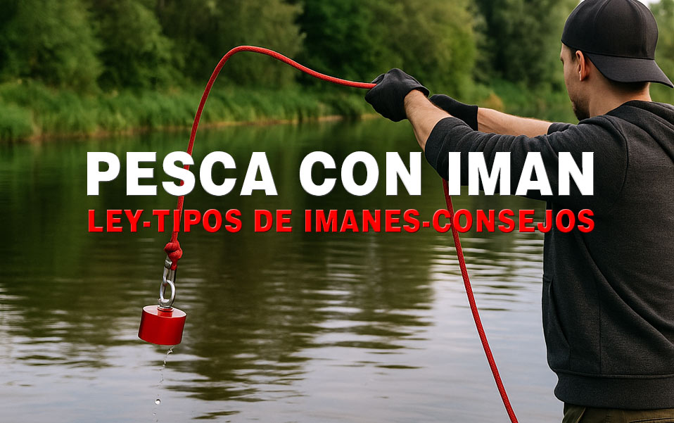 Pesca con Iman en España: Ley, Seguridad y tipos de imanes