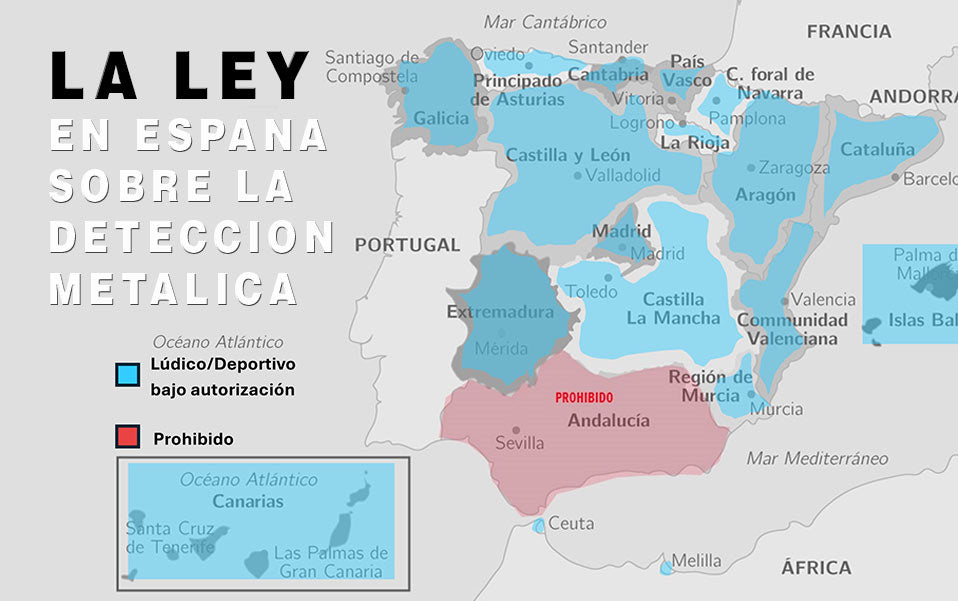 La Ley sobre la detección metálica en España