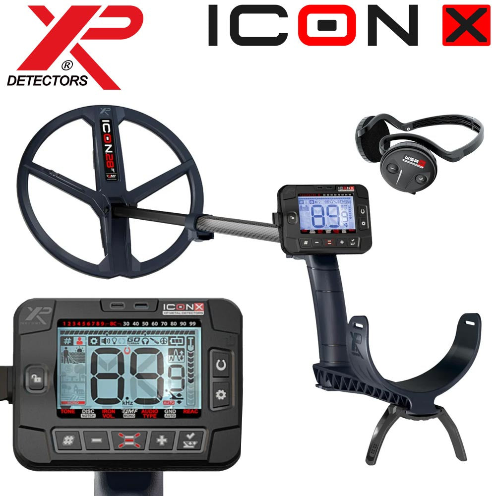Detector XP ICON X - plato 28cm FMF + auriculares WSA ST