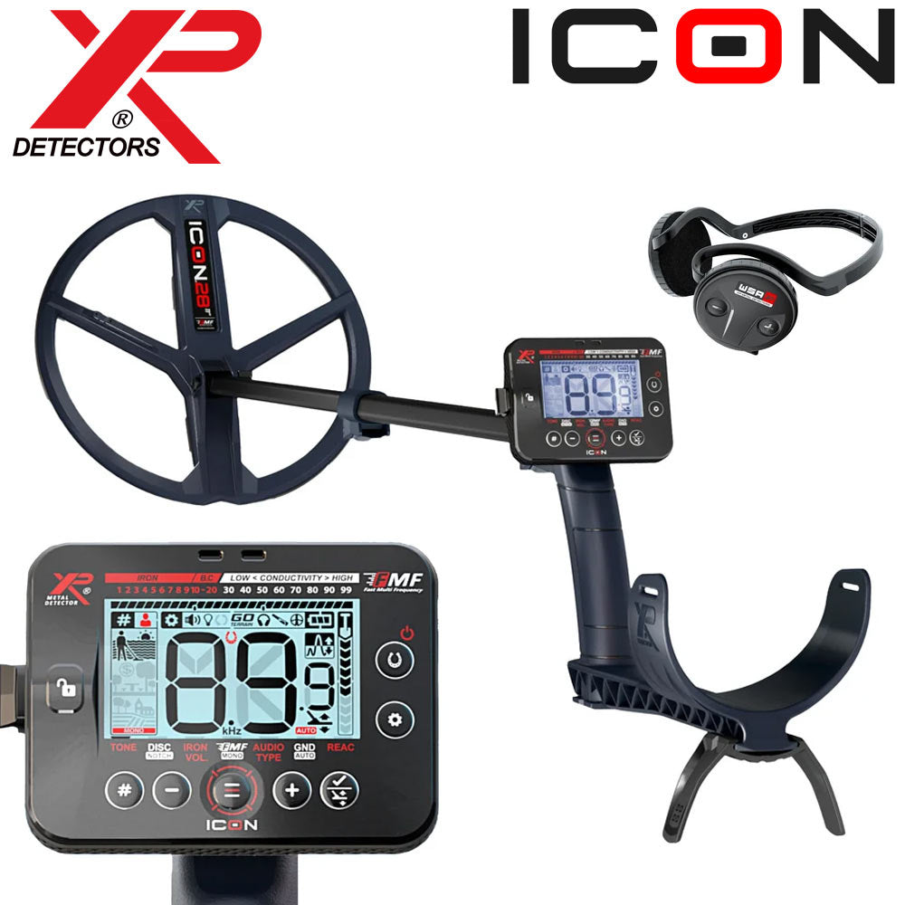 Detector XP ICON - plato 28cm FMF + auriculares WSA ST