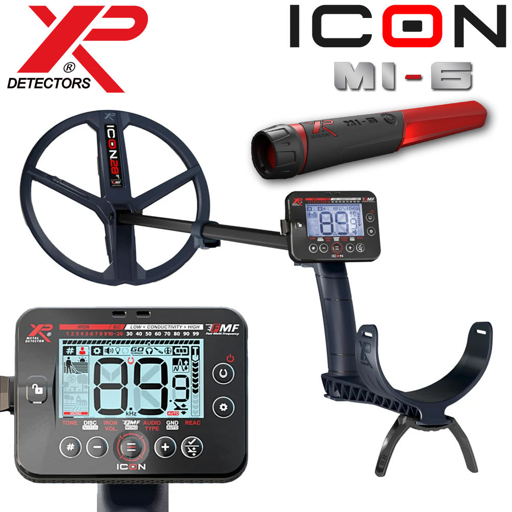 Detector XP ICON - plato 28cm FMF + Pinpointer XP MI6